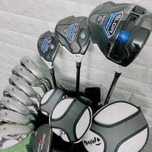 バッグ新品 ゴルフクラブセット メンズ テーラーメイド SLDR 12本 男性 右利き セット ドライバー アイアン 初心者 r7DROW