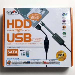 動作確認済 Groovy UD-505SA SATA HDD 光学トライブ をUSBに 接続できる ケーブルセット 元箱付 Timely タイムリー