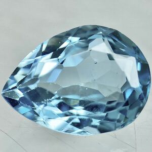 〔天然ブルートパーズ3.945ct〕m 約11.69×8.71mm ルース 裸石 宝石 ジュエリー blue topaz i 