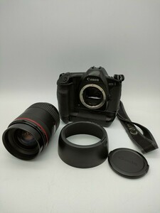 1円〜 Canon キャノン EOS-1 フィルムカメラ 本体 ボディ ZOOM LENZ EF 28-80㎜ 1:2.8-4 L ULTRASONIC カメラレンズ 動作未確認 ★