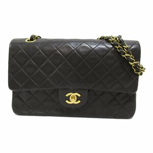 シャネル マトラッセ ダブルフラップチェーンショルダー バッグ ブランドオフ CHANEL ラムスキン（羊革） ショルダーバッグ ラムスキン 中