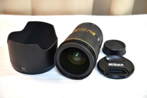 美品 ニコン Nikon AF-S NIKKOR 24-70mm F2.8G ED 標準ズームレンズ フルサイズ対応 Fマウント 純正フード/前後レンズキャップ付　