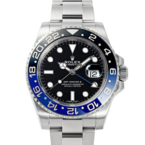 ロレックス ROLEX GMTマスターII 116710BLNR ブラック/ドット文字盤 中古 腕時計 メンズ