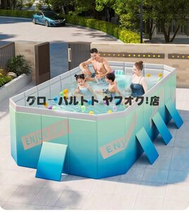 超人気 折り畳みプール 水遊び プール ビニールプール 空気入り不要 家庭用プール 庭プール 子供用 大人用 収納簡単 2.1M S699