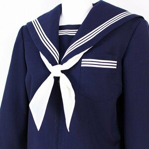 白 スクール スカーフ パータイ リボン 学生用 ホワイト 中学 高校 制服 学生服 セーラー服 無地 中古 T_WH VI