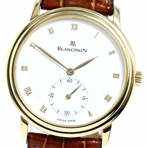 ブランパン Blancpain 7001 148 55 ヴィルレ ウルトラスリム K18YG スモールセコンド 手巻き メンズ _773964