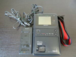 SONY ソニー VIDEO WALKMAN Video8 ビデオTVレコーダー GV-8 8ミリビデオデッキ ジャンク品 管理-60