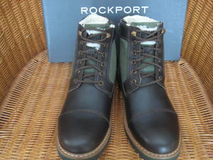 ロックポートROCKPORT mashall Rugged cap toe bootsメンズブーツch4661 us７サイズ25ｃｍ未使用 