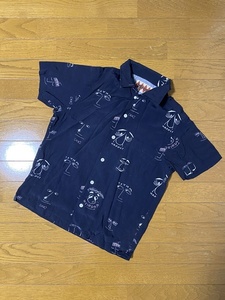 美品☆【WEIRDO】PLAY WEIRDO - SHORT SLEEVE SHIRTS オリジナルチリメンシャツ WRD-16-SS-20 S ウィアード