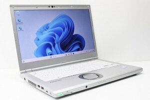 1円スタート ノートパソコン Windows11 Panasonic レッツノート CF-LV7 第8世代 Core i5 SSD256GB メモリ8GB Windows10 14インチ カメラ