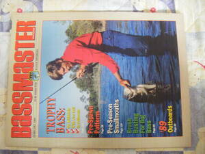 洋書。『Bass Master Magazine 1993年2月』。バスマスターマガジン・月刊誌。オールド。