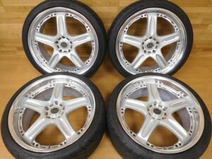 14-345◆深リム!!★レイズ ボルクレーシング ＧＴ-C センターキャップ付★19in9.5J+47,8.5J+39★クラウン,オデッセイ NISMO LM GT TE37鍛造