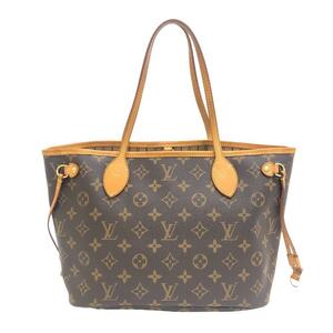 LOUIS VUITTON/ルイヴィトン ビトン M40155 ネヴァーフルPM モノグラム レザー トートバッグ ブラウン レディース ブランド