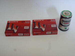 SONY 　８０分：デジタルビデオテープ（ICメモリー付）２個　ミニDVカセット