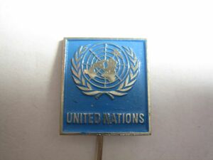 レア　ヴィンテージ ピンバッジ 国連　ＵＮ　国際連合