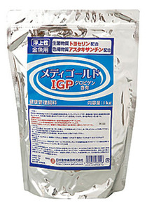 メディゴールド IGP 浮上性1kg ×12個 日本動物薬品 金魚の餌