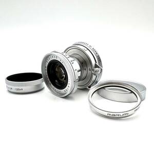 【希少/美品】 LEICA ライカ ELMAR エルマー 50mm F2.8 沈胴 Mマウント 単焦点 フード フィルター付き！