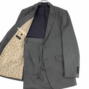 未使用 ポールスミス Paul Smith スーツ セットアップ テーラードジャケット パンツ スラックス 総裏 センターベンツ 花柄 Mサイズ