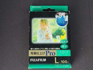 FUJIFILM 写真用紙 画彩 超光沢 厚手 L 100枚WPL100PRO