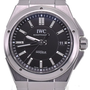 IWC SCHAFFHAUSEN IW323902 インヂュニア デイト 自動巻き メンズ 美品 保証書付き G#131116