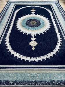 大判　最高峰約144万ノット　シルク30％ウール70%　イラン産手織り 高級ペルシャ絨毯 201×305cm #13