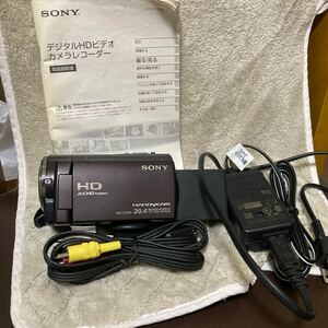 SONY◎動作確認済◎HDR-CX590V◎ HANDYCAMメガピクセル◎デジタルHDビデオカメラレコーダー◎内蔵64GB