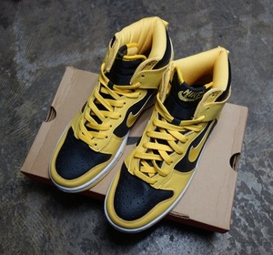 TK 新品 デッドストック NIKE ナイキ DUNK HIGH LE ダンク 630335 071 黄色×黒 イエロー ブラック