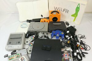 PS3 スーパーファミコン GAMECUBE Wii Fit 64 ゲーム機 まとめて 本体 周辺機器 任天堂 ソニー プレステ ニンテンドー SONY 【彩irodori】