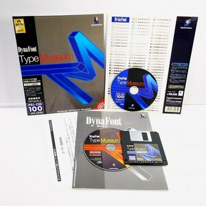 【同梱OK】 TypeMuseum / タイプミュージアム / FONT / DynaFont / フォント / PSI-CID 100 / 高解像度用 / 定価19万8000円