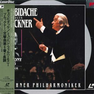 LASERDISC Sergiu Celibidache Bruckner Symphonie Nr.6 A Dur NONE SONY 未開封 /00600
