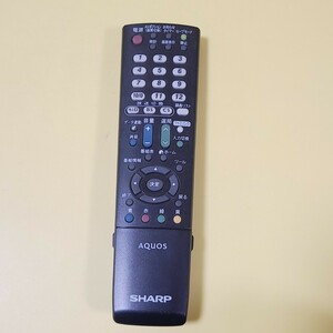 ◆◇SHARP AQUOS GB068WJSA TV テレビリモコン シャープ アクオス　　赤外線確認済み 送料185円～◇◆