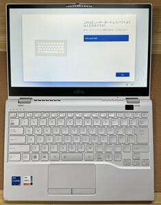 【１円スタート】富士通 LIFEBOOK WU3/H2 Intel Core i5-1335U / 16GBメモリ 充電サイクル4回 13.3型 世界最軽量ペン内蔵型 2in1 PC