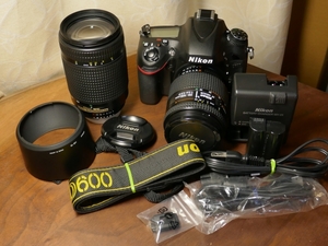 Nikon ニコン D600 Ai AF 28-105mm 70-300mm セット 1円～