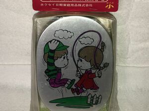 新品　未開封　1970年代 当時物　アルミ弁当箱 お弁当箱 オリジナル　キャラクター　vintage retoro 古い　昔の　昭和レトロ 2