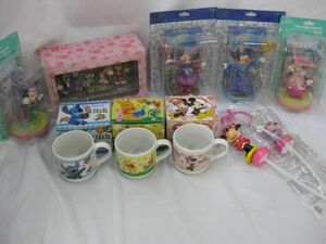 【同梱可】中古品 ディズニー ミッキー ミニー イースター 10周年 他 フィギュア フィギュア付きストロー 等 グッズ