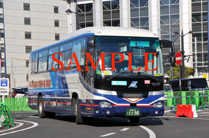 Dー３C【バス写真】L版５枚　長崎県営バス　セレガ　ニューエアロバス　ガーラ　高速車(2)