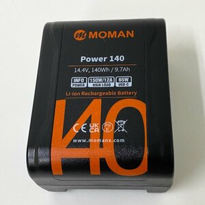 【送料無料】MOMAN Vマウントバッテリー Power140 14.4V 140Wh 9.7Ah 中古【Ae474162】