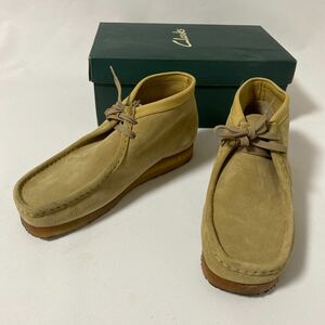 美品 Clarks ワラビー スエード ブーツ 8 1/2 26.5 クラークス