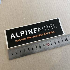 送料無料 ★即決 ALPINE AIRE ステッカー ★ アルパインエア 非常食 シール デカール アウトドア キャンプ
