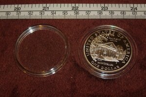 rarebookkyoto 　ｇ112　アメリカ製　記念コイン　1ドル　銀30g　1999年頃　中古　写真が歴史である