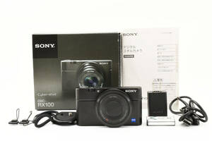 【美品】 SONY Cyber-shot DSC-RX100 ソニー サイバーショット ブラック コンパクトデジタルカメラ 元箱付き #5719
