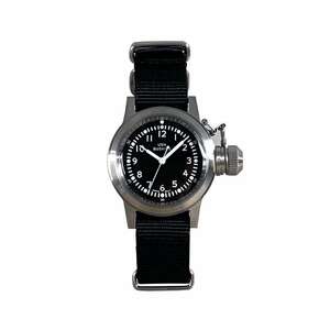 NAVAL N.W.C. ナバル military watch US MARINE USN BUSHIPS type Mil.-04 SV/BK【正規品】