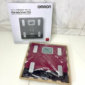 *M* 【未使用】 OMRON オムロン 体重体組成計 HBF-226 Karada Scan カラダスキャン 自動認識 健康ダイエット 体脂肪 基礎代謝 ＊M-230619