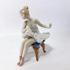 LLADRO リヤドロ バレリーナ Recital リサイタル 出番前のおさらい