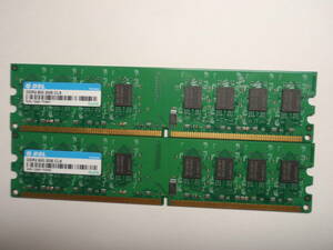 DDR2-SDRAM 2GBＸ2枚 PC2-6400 Samsung chip