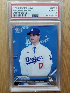 【PSA10】2023 Topps Now Shohei Ohtani Offseason #OS23 大谷翔平 ドジャース PSA