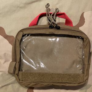 【入手困難】新品未使用 ミステリーランチ メディカルポーチ （赤）アメリカ製 Mystery Ranch medical pouch RATS 米軍実物 軍用アウトドア