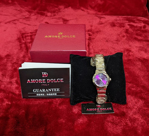 未使用/ストック品 AMORE DOLCE(アモーレドルチェ) レディース腕時計 AD13306 パープル