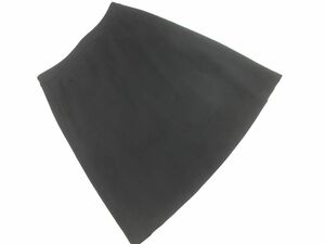 ネコポスOK UNTITLED アンタイトル Aライン 台形 スカート size4/黒 ■■ ☆ ecb8 レディース