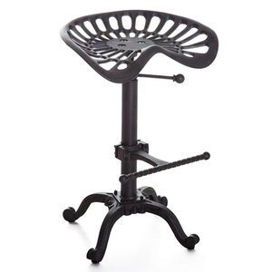 椅子 バーチェア 鋳物 インダストリアルスタイル カウンターチェア レストランチェア スツール アイアン 回転イス インテリア